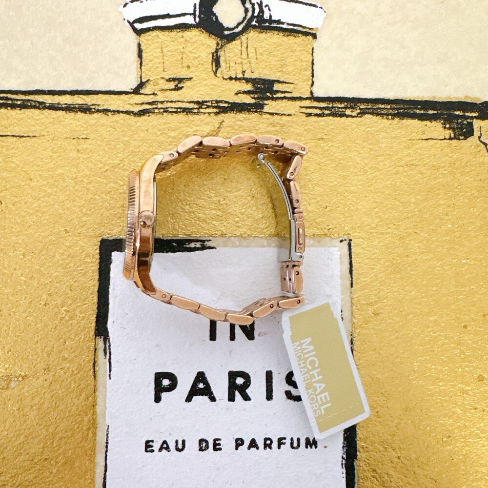 Michael Kors MK6799 Lexington Women's Rose Gold Stainless Steel Watch - Picture 4 of 7